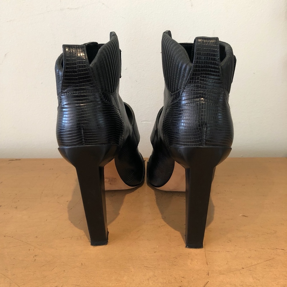 Alexander Wang Noemi Combat Bootie Open-Toed Black - image 3